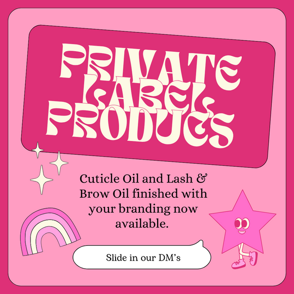 Private Label Cuticle Oil / Lash & Brow Oils