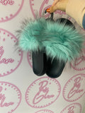Faux Fur Fluffy Sliders