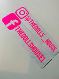 Personalised branding stickers