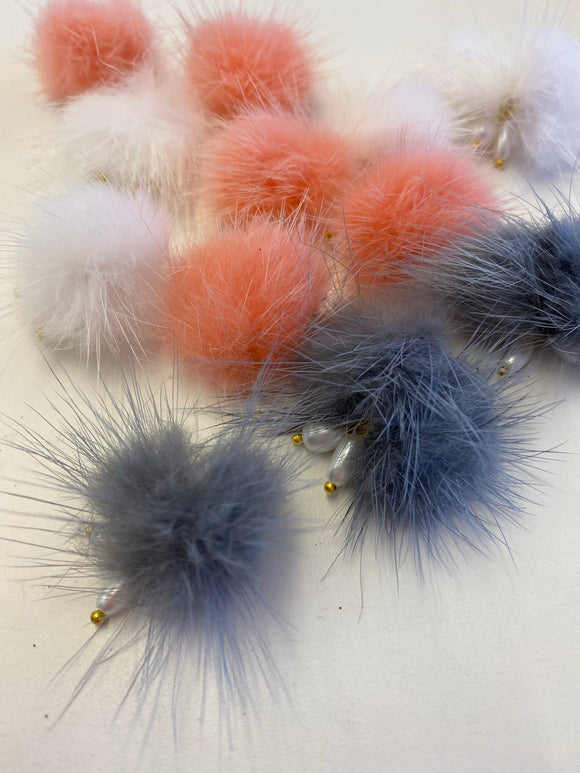 Fluff Ball Pom Pom Embellishments