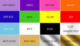 Personalised branding stickers